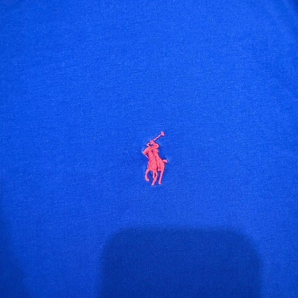 Polo by Ralph Lauren Men's Royal Blue Tee - Picture 2 of 4